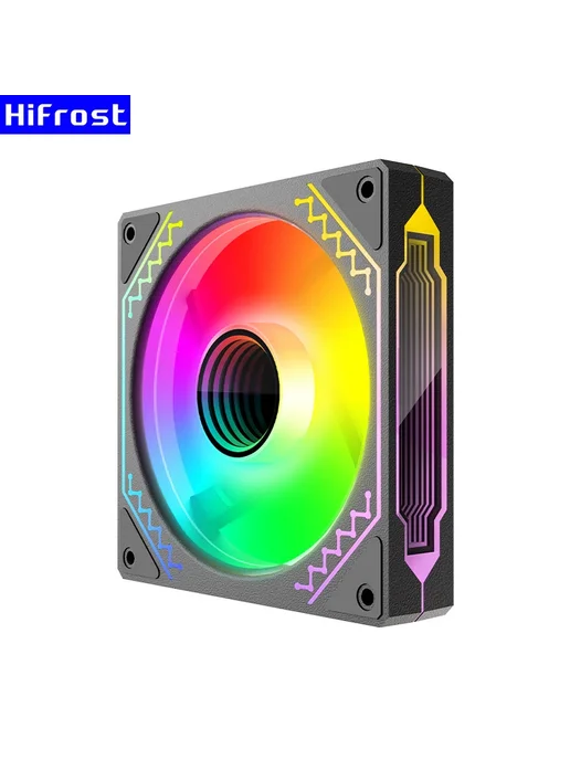 Нет бренда RGB вентилятор W12 120 мм Black Forward А-RGB, черный