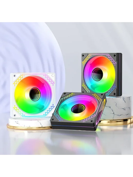 Нет бренда RGB вентилятор W12 120 мм Black Forward А-RGB, черный, фото 2