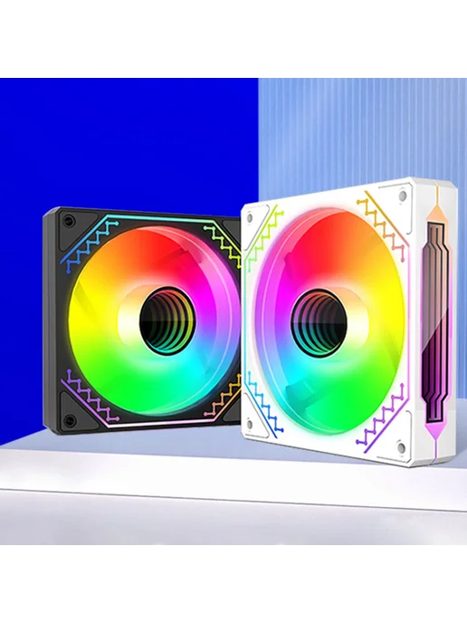 Нет бренда RGB вентилятор W12 120 мм Black Forward А-RGB, черный, фото 4