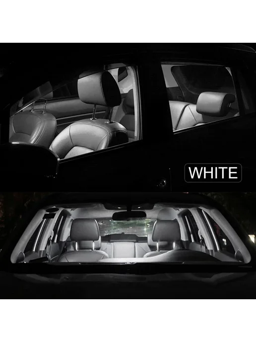 BADEYA Белые авто-подсветки в салон Infiniti G25 G35 G37 11шт, 11 шт