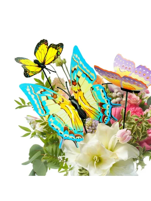 Нет бренда Декоративные бабочки из ПВХ 25pcs, 25 шт, фото 3