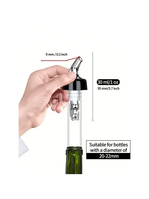 SUNFILI Автоматический дозатор для бутылок 2 pcs30ml, вариант, фото 3