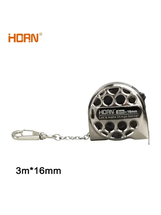 HORN Метрическая рулетка 3 5 7.5 м из нержавеющей стали 3M 1, 7,5 м