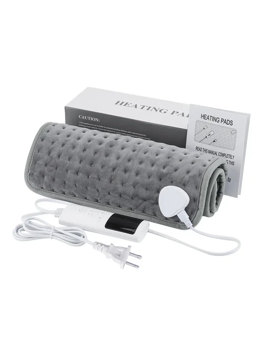 AFDEAL Электрический греющий коврик для спины, шеи, плеч, US Plug 1, серый