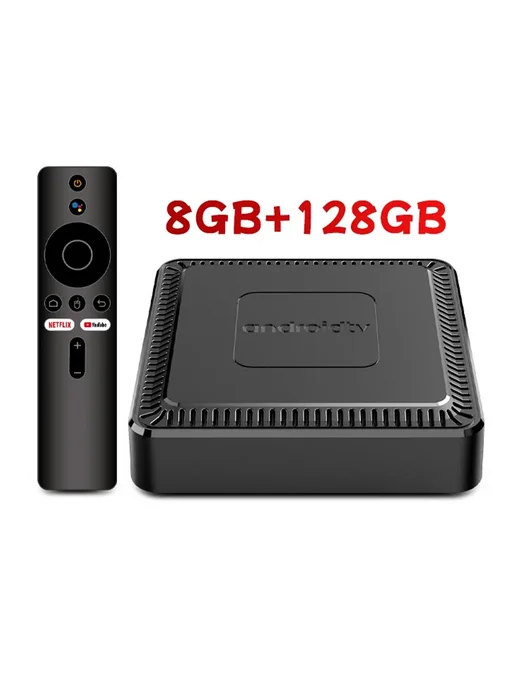 MORTAL Janmifly 2026 Q7 Android 14.0 ТВ-приставка EU Plug, черный