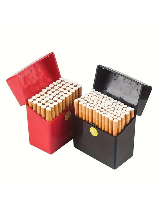 Нет бренда Пластиковый футляр для сигарет King Size Blue, синий, фото 5