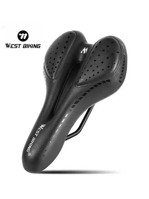West Biking седло Dot Style Black, гель+пена, черный, фото 2