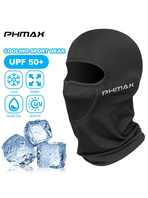 PHMAX Мотомаска полнолицевая, цвет PW-DPMZ-4101-10T, черный, фото 2