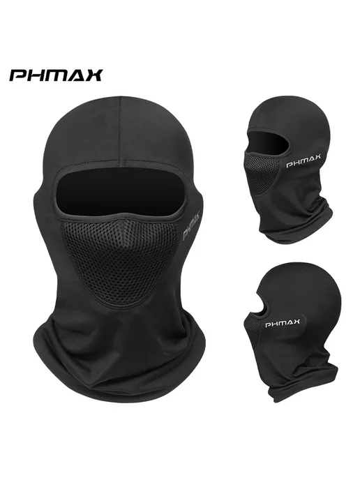 PHMAX Мотомаска полнолицевая, цвет PW-DPMZ-4101-10T, черный, фото 7