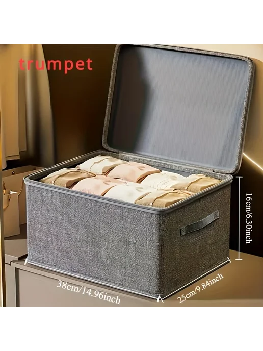 Нет бренда Складной ящик для хранения trumpet, вариант