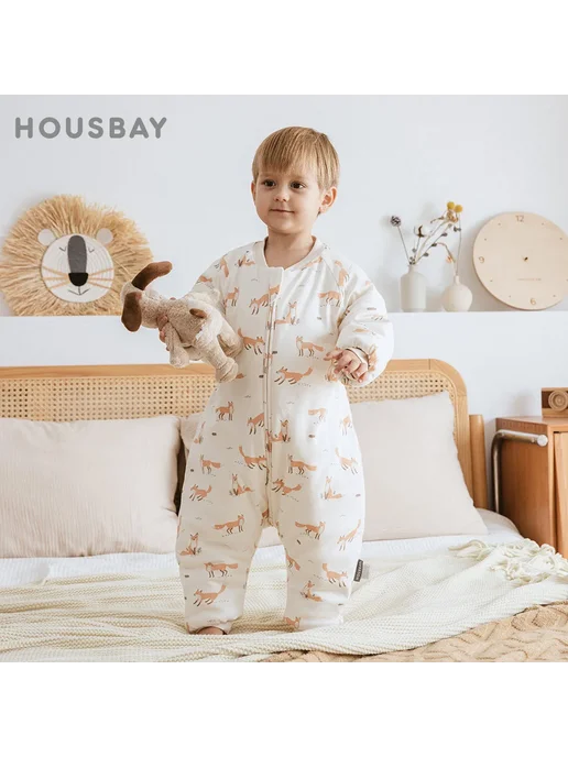 HOUSBAY Спальный мешок с динозавром 2.5 Tog для детей 1-4 л, 14 л, фото 2