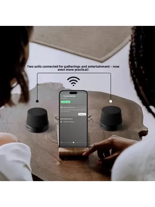 Нет бренда Магнитный беспроводной Bluetooth-динамик Gold, золотой, фото 5