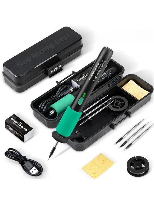 USB паяльник 5V 15W с зарядкой, 15 Вт