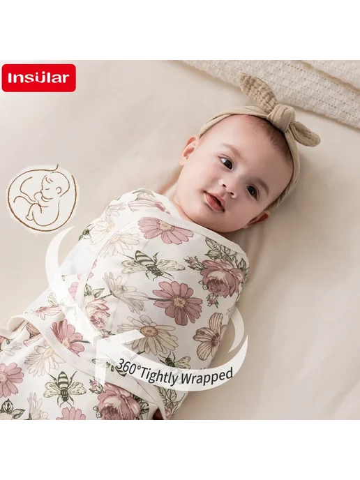 insular Детские спальные мешки-коконы из хлопка 1-3 лет, вариант, фото 3