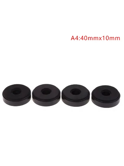 Нет бренда Изоляционные ножки для усилителя, 4 шт, черные 40mmx10mm, 4 шт
