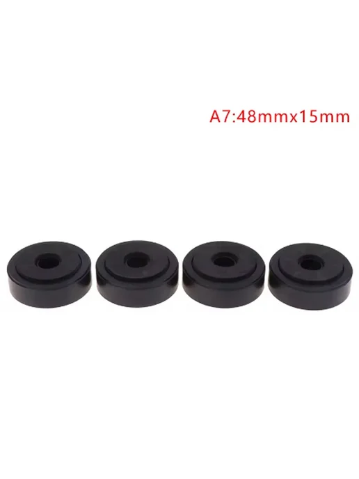 Нет бренда Изоляционные ножки для усилителя, 4 шт, черные 40mmx10mm, 48x15 мм, 4 шт
