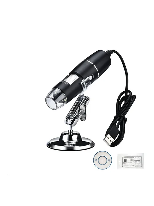 lefavor Портативный USB-микроскоп 500X-1500X 1000X, bracket, 1000X 3 in 1, фото 4