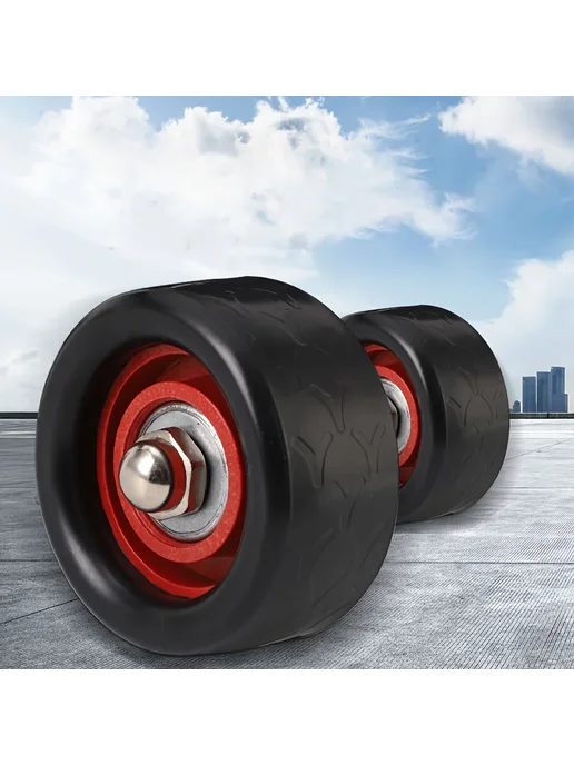 Нет бренда Ab Roller 4 Wheels для дома, черный, фото 3