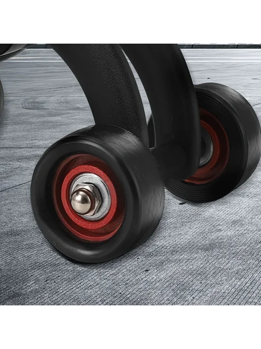 Нет бренда Ab Roller 4 Wheels для дома, черный, фото 4