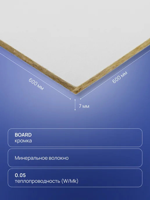 плитка Потолочная панель Армстронг Лед 600х600х7мм 24 шт, 24 шт, фото 3