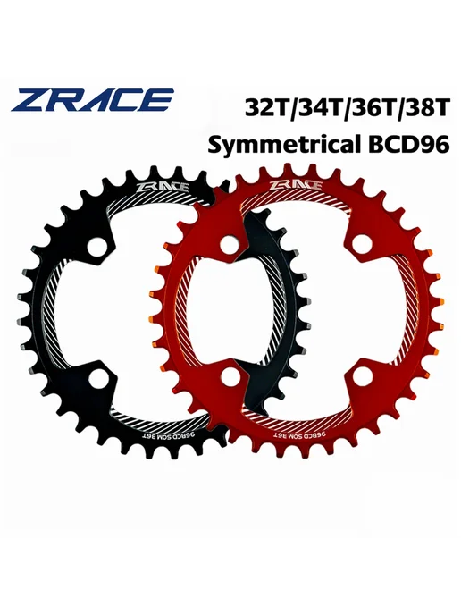 ZRACE Звездочки BCD96 для горных велосипедов Red 32T, красный