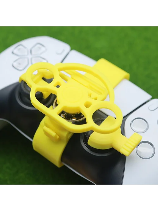 Игровой руль для PS5, синий, фото 4