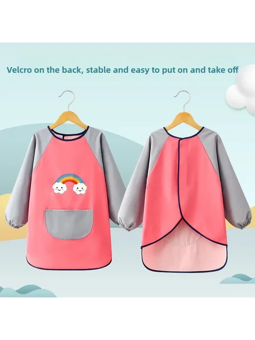 Нет бренда Водонепроницаемые фартуки для рисования Kids General XL, Pla, XL, фото 5