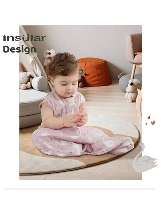 insular Детские хлопковые спальные мешки-жилетки 1-3 лет, вариант, фото 5