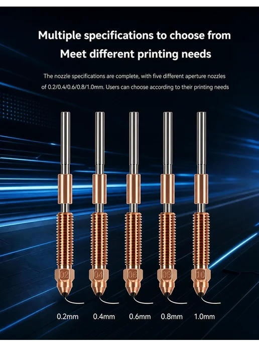Sprouture Lab For Ender3 V3 Creality K1C K1 Max, сопло 0,2–1,0 мм, вариант, фото 6
