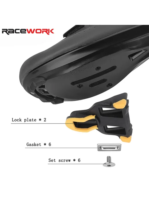 RACEWORK Педали для велоспорта Shimano SPD SL, черный, фото 4