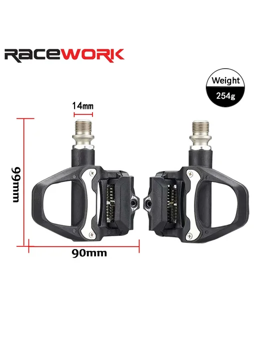 RACEWORK Педали для велоспорта Shimano SPD SL, черный, фото 5