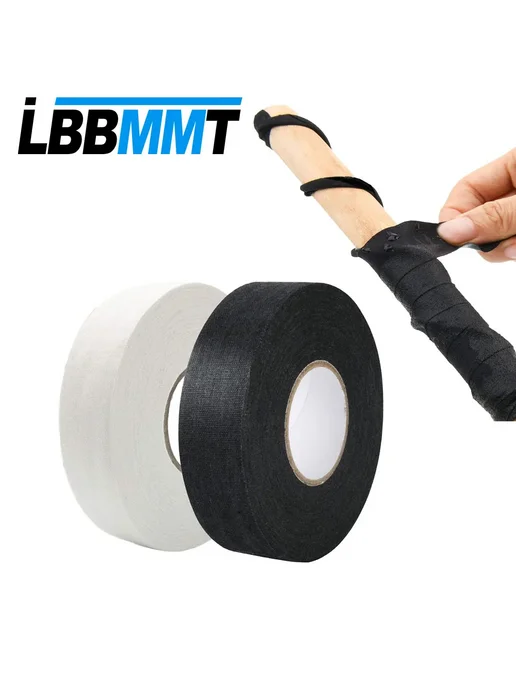 Нет бренда Хол. лента для хоккея 2,5х25 м, White Black-2Rolls, 2.5x25 м, 25 м, фото 2