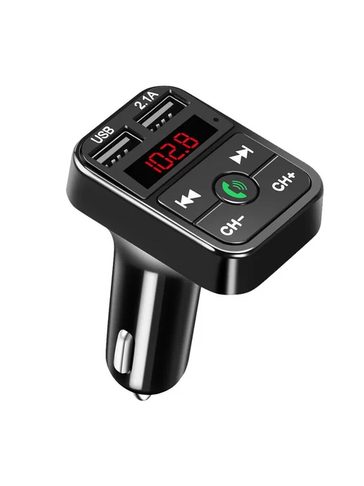 Автомобильный FM-трансмиттер с Bluetooth, вариант, фото 4