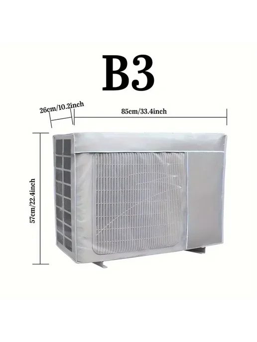 Нет бренда Водонепроницаемый чехол для кондиционера из оксфорда 4B85x32, 85x26