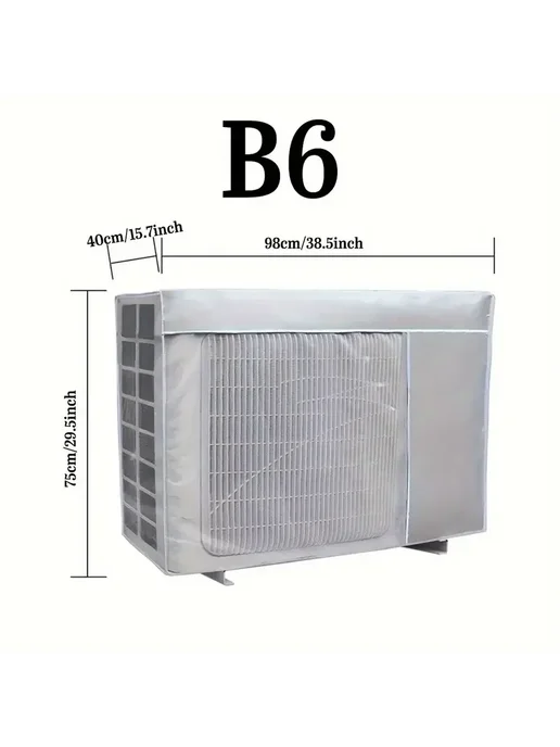 Нет бренда Водонепроницаемый чехол для кондиционера из оксфорда 4B85x32, 98x40x75 см