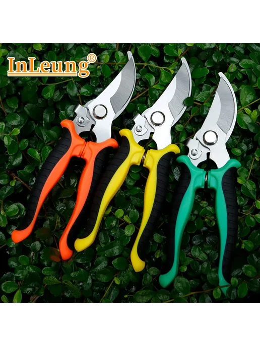 Нет бренда Секатор для обрезки металлический Style D Pruner, зеленый, фото 2