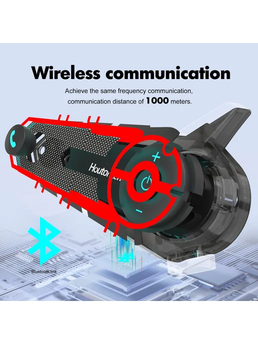 XINOWY Bluetooth-гарнитура Houtonsen S6 мотоциклетная водонепроница, вариант, фото 3