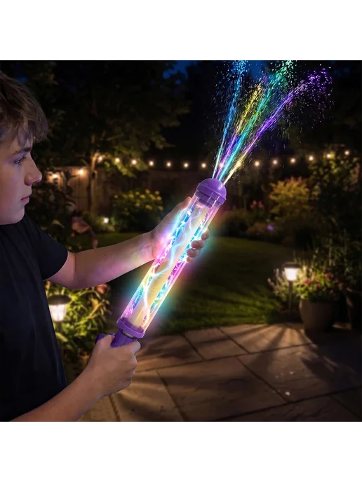 Радуга LED водный бластер для детей, светящийся, водный бластер для детей, фото 4