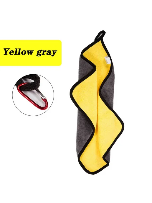 YIRUMEI Рыболовное полотенце Yellow gray, серый