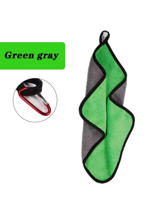 YIRUMEI Рыболовное полотенце из хлопка Зеленый, Green gray, серый