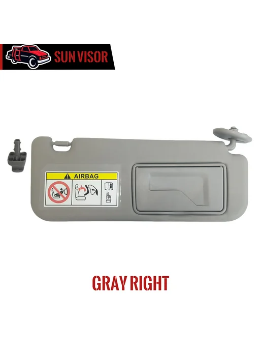 RAVEX Солнцезащитный козырек для Toyota Hilux Revo Gray Right, серый