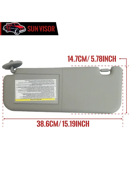 RAVEX Солнцезащитный козырек для Toyota Hilux Revo Gray Right, серый, фото 3