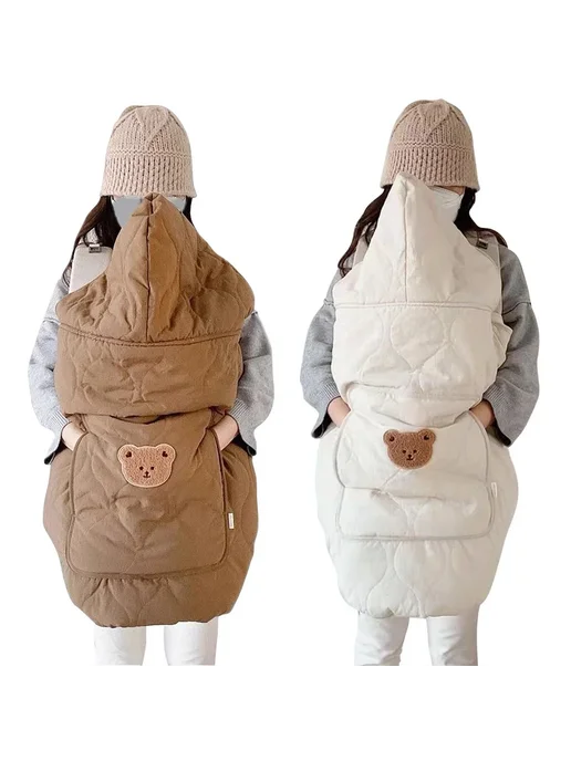 Нет бренда Хлопковый спальный мешок-конверт для новорожденных, белый, фото 7
