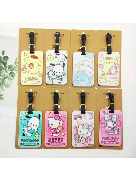 iigen Бирки Для Багажа Hello Kitty Для Девочек, Милые Идентификаци, вариант, фото 2