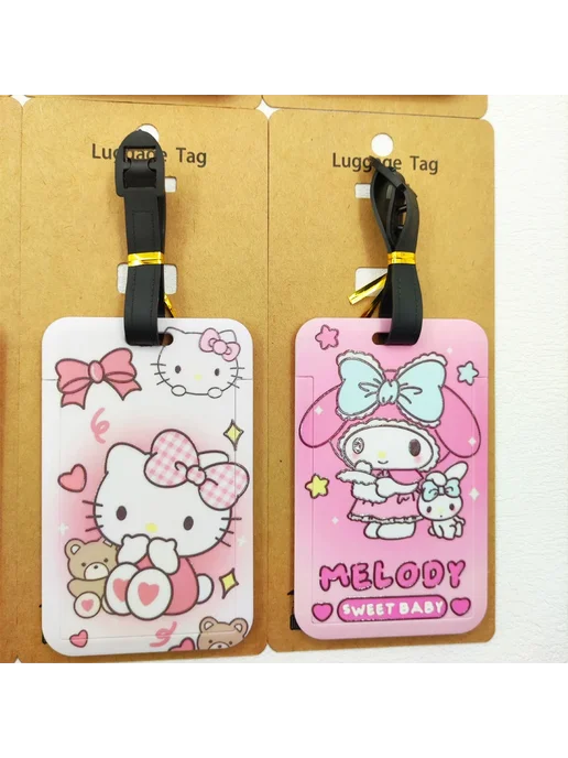iigen Бирки Для Багажа Hello Kitty Для Девочек, Милые Идентификаци, вариант, фото 4