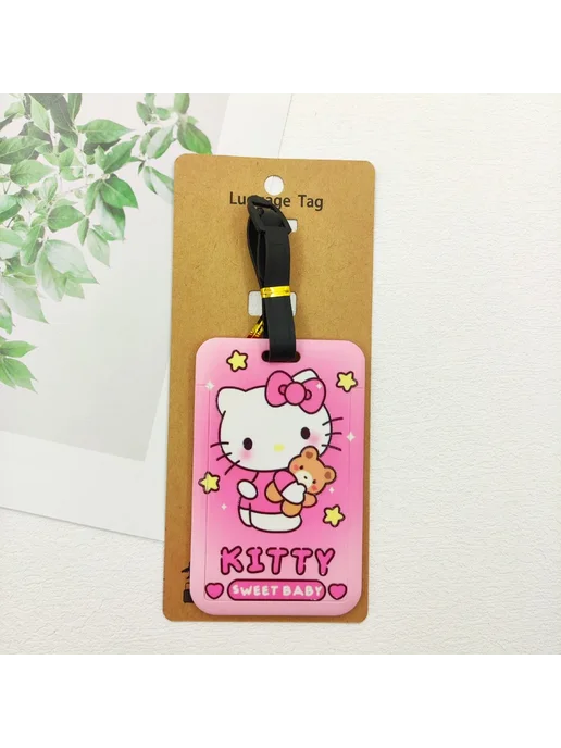 iigen Бирки Для Багажа Hello Kitty Для Девочек, Милые Идентификаци, вариант, фото 7