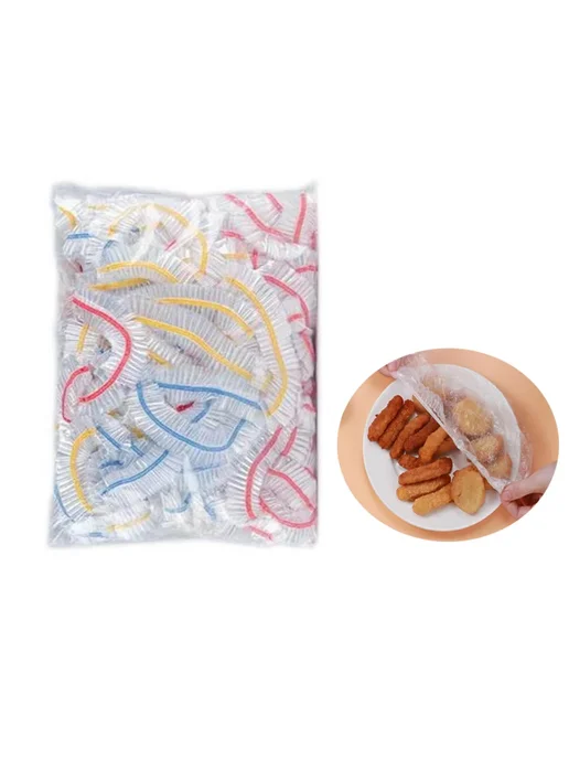 Одноразовые пластиковые крышки для продуктов 1000PCS, 100pcs, 1000 шт, 100 шт