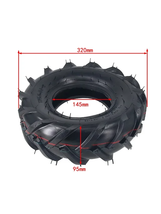 Нет бренда 13-дюймовая внутренняя внешняя шина 13x5.00-6 13*5.00-6 Beac, 13x5.006, фото 4