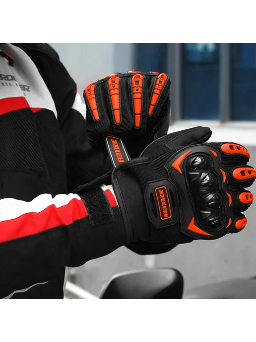 HEROBIKER Мотоциклетные Перчатки - Противоскользящие, Износо, синий, фото 6