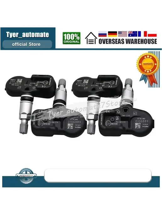 GANGLE 4 шт. для Toyota RAV4 IV 2013-2018 датчик давления в шинах д, 4 шт, фото 3
